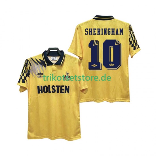 Tottenham Hotspur SHERINGHAM 10 Retro 1992 1994 Herren Trikot Auswärts Kurzarm
