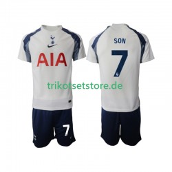 Tottenham Hotspur Son Heung-Min 7 2025-2026 Kinder Trikotset Heim Kurzarm