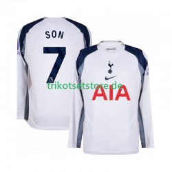 Tottenham Hotspur Son Heung-Min 7 2025-2026 Herren Trikot Heim Langarm