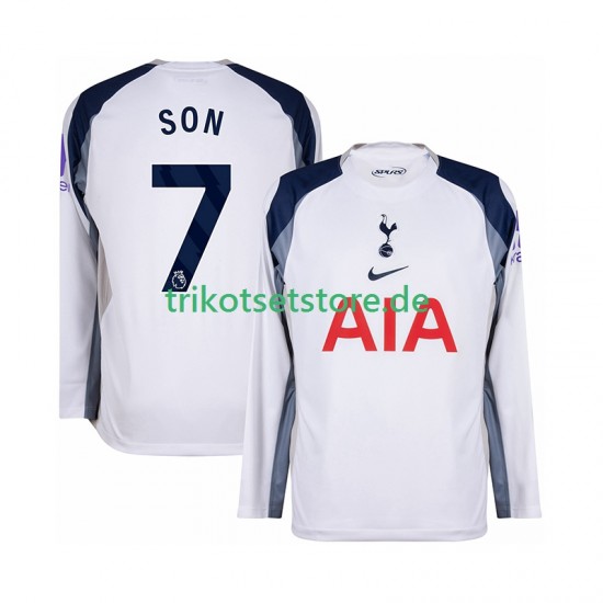 Tottenham Hotspur Son Heung-Min 7 2025-2026 Herren Trikot Heim Langarm