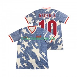 USA WEGERLE 10 Retro 1994 Herren Trikot Auswärts Kurzarm