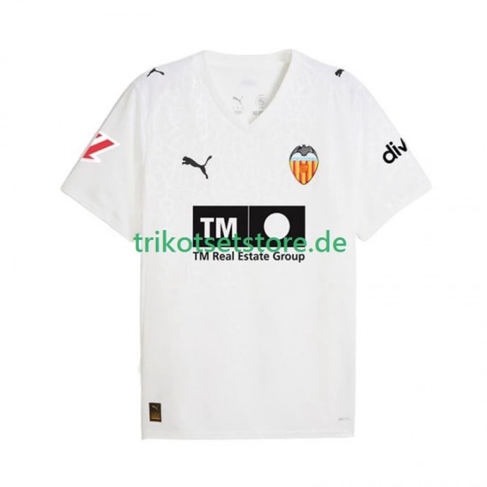 Valencia CF 2025-2026 Herren Trikot Heim Kurzarm