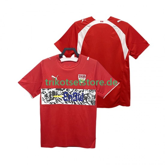 VfB Stuttgart Retro 2006 2007 Herren Trikot Auswärts Kurzarm