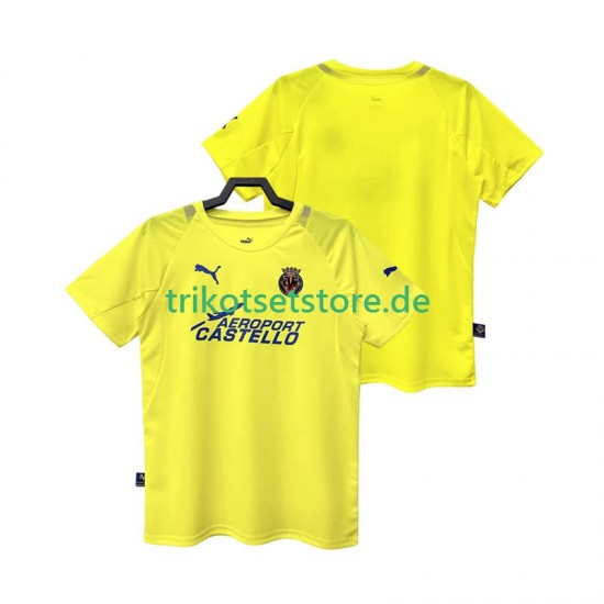 Villarreal CF Retro 2005 2006 Herren Trikot Heim Kurzarm
