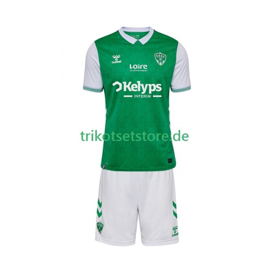 AS Saint-Etienne 2025-2026 Kinder Trikotset Heim Kurzarm