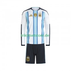 Argentinien World Cup 2026 Kinder Trikotset Heim Langarm