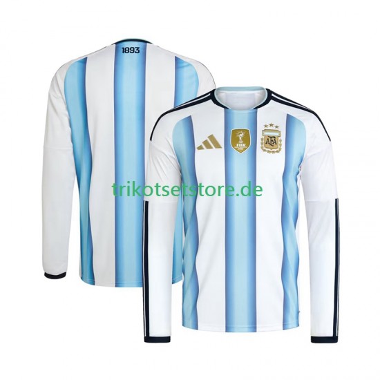 Argentinien World Cup 2026 Herren Trikot Heim Langarm