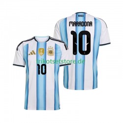 Argentinien Maradona 10 World Cup 2026 Herren Trikot Heim Kurzarm