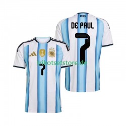 Argentinien Rodrigo De Paul 7 World Cup 2026 Herren Trikot Heim Kurzarm