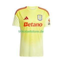 Aston Villa Torwart 2025-2026 Herren Trikot Auswärts Kurzarm