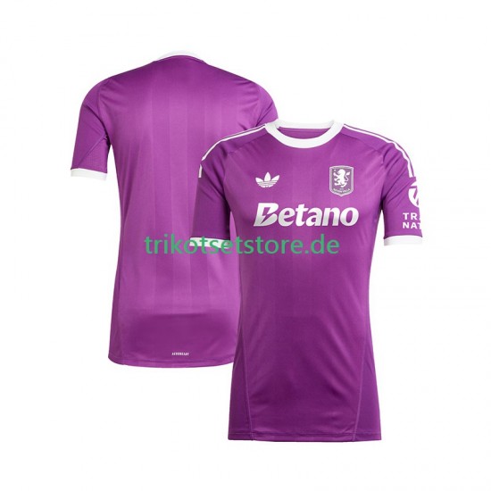 Aston Villa Torwart 2025-2026 Herren Trikot Ausweich Kurzarm