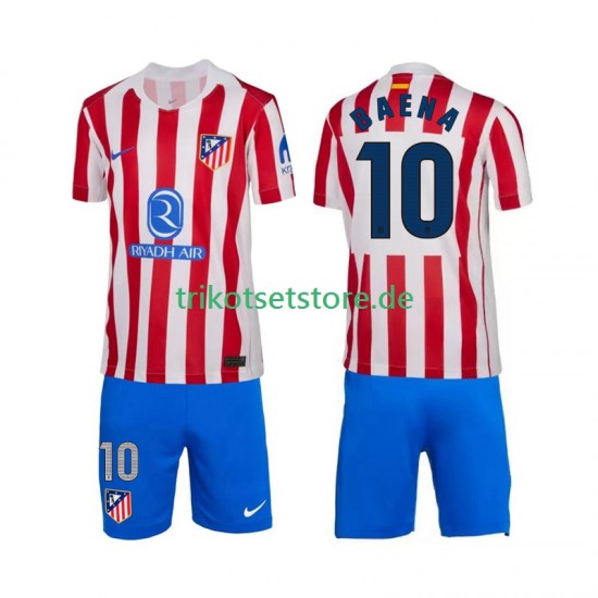 Atlético Madrid Alex Baena 10 2025-2026 Kinder Trikotset Heim Kurzarm