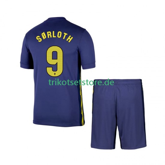 Atlético Madrid Alexander Sorloth 9 2025-2026 Kinder Trikotset Auswärts Kurzarm