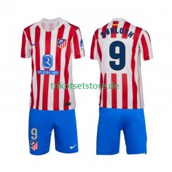 Atlético Madrid Alexander Sorloth 9 2025-2026 Kinder Trikotset Heim Kurzarm