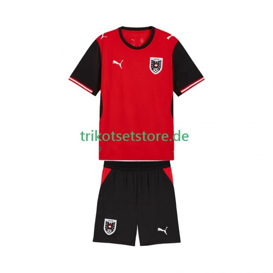 Österreich World Cup 2026 Kinder Trikotset Heim Kurzarm
