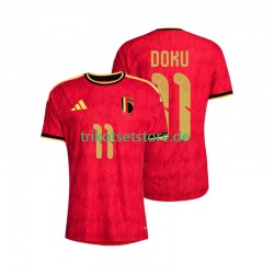Belgien Jeremy Doku 11 World Cup 2026 Herren Trikot Heim Kurzarm