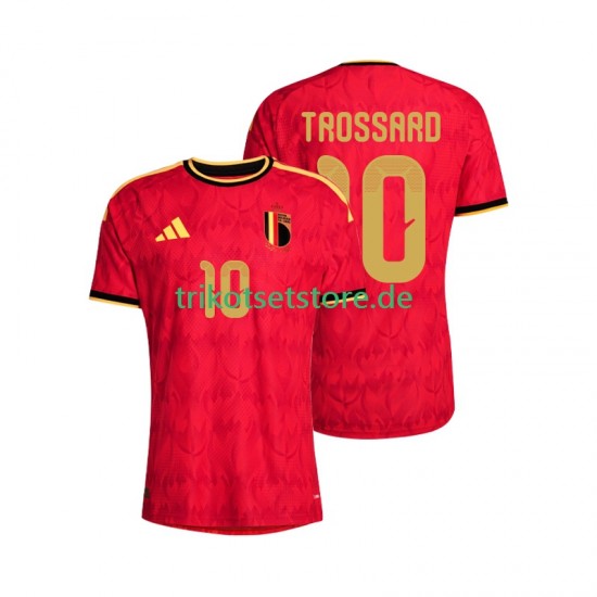 Belgien Leandro Trossard 10 World Cup 2026 Herren Trikot Heim Kurzarm