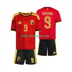Belgien Openda 9 World Cup 2026 Kinder Trikotset Heim Kurzarm