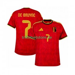 Belgien de bruyne 7 World Cup 2026 Herren Trikot Heim Kurzarm