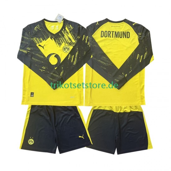 Borussia Dortmund 2025-2026 Kinder Trikotset Heim Langarm