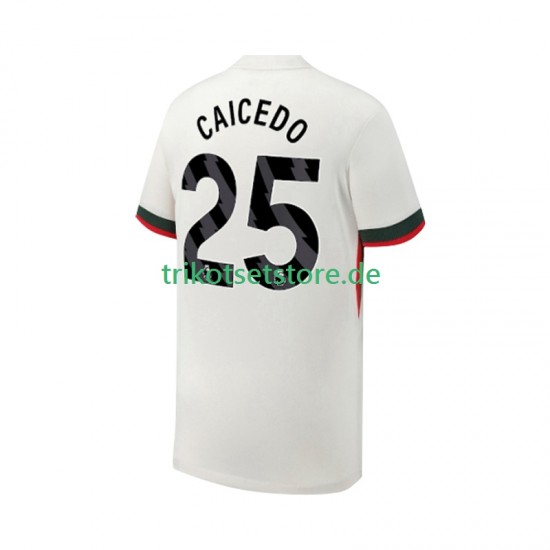 Chelsea Moises Caicedo 25 2025-2026 Herren Trikot Auswärts Kurzarm