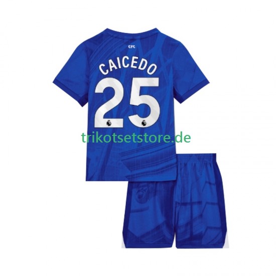 Chelsea Moises Caicedo 25 2025-2026 Kinder Trikotset Heim Kurzarm