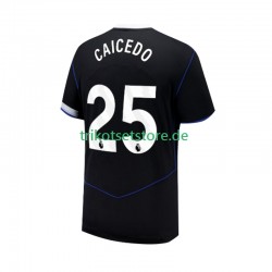Chelsea Moises Caicedo 25 2025-2026 Herren Trikot Ausweich Kurzarm
