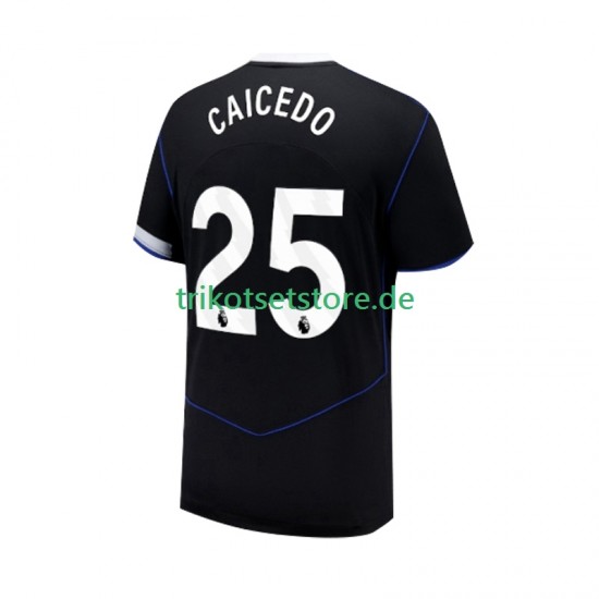 Chelsea Moises Caicedo 25 2025-2026 Herren Trikot Ausweich Kurzarm