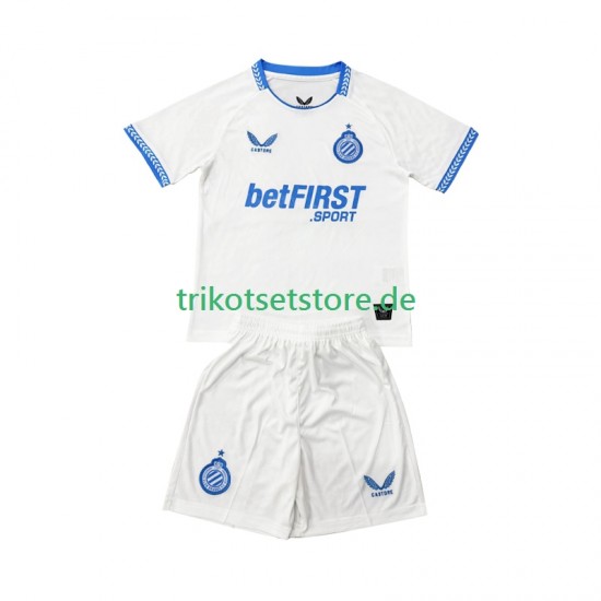 Club Brugge 2025-2026 Kinder Trikotset Auswärts Kurzarm