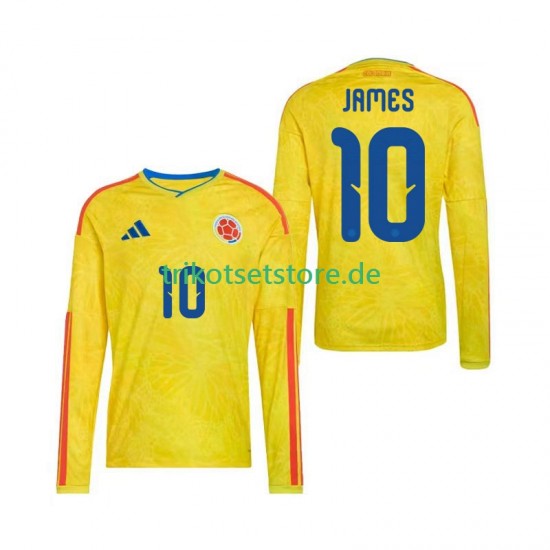 Kolumbien James Rodriguez 10 World Cup 2026 Herren Trikot Heim Langarm