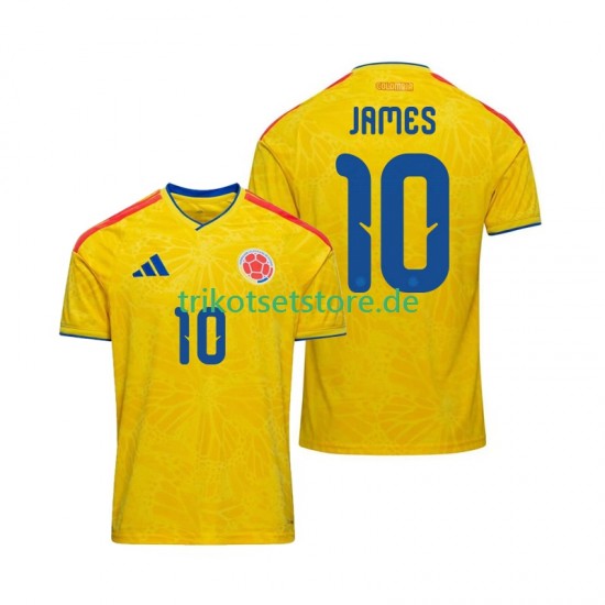 Kolumbien James Rodriguez 10 World Cup 2026 Herren Trikot Heim Kurzarm