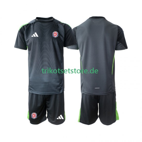 Costa Rica Torwart 2025 Kinder Trikotset Auswärts Kurzarm