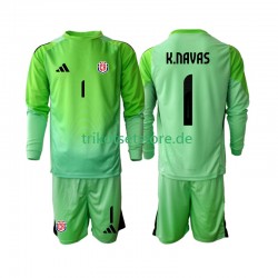 Costa Rica Torwart Keylor Navas 1 2025 Kinder Trikotset Heim Langarm