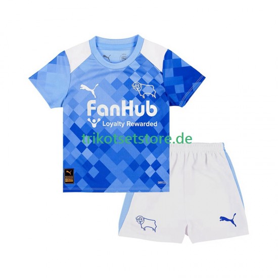 Derby County 2025-2026 Kinder Trikotset Ausweich Kurzarm
