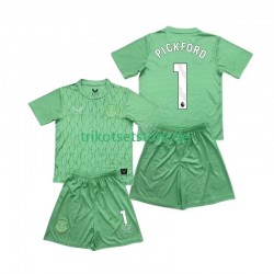 Everton Torwart Pickford 1 2025-2026 Kinder Trikotset Heim Kurzarm