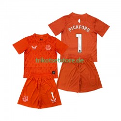 Everton Torwart Pickford 1 2025-2026 Kinder Trikotset Ausweich Kurzarm