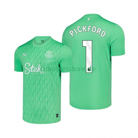 Everton Torwart Pickford 1 2025-2026 Herren Trikot Heim Kurzarm