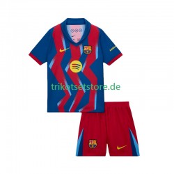FC Barcelona 2025-2026 Kinder Trikotset Viertes Kurzarm