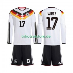 Deutschland Florian Wirtz 17 World Cup 2026 Kinder Trikotset Heim Langarm