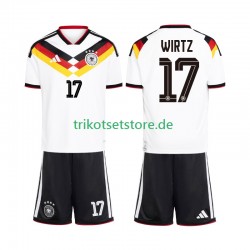 Deutschland Florian Wirtz 17 World Cup 2026 Kinder Trikotset Heim Kurzarm