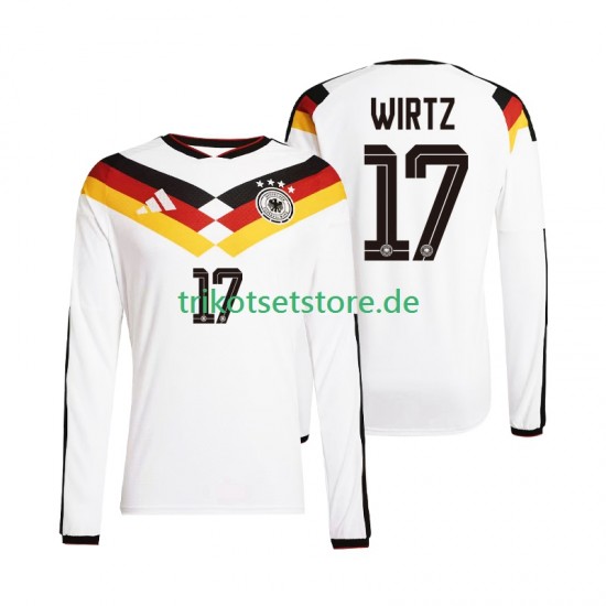 Deutschland Florian Wirtz 17 World Cup 2026 Herren Trikot Heim Langarm