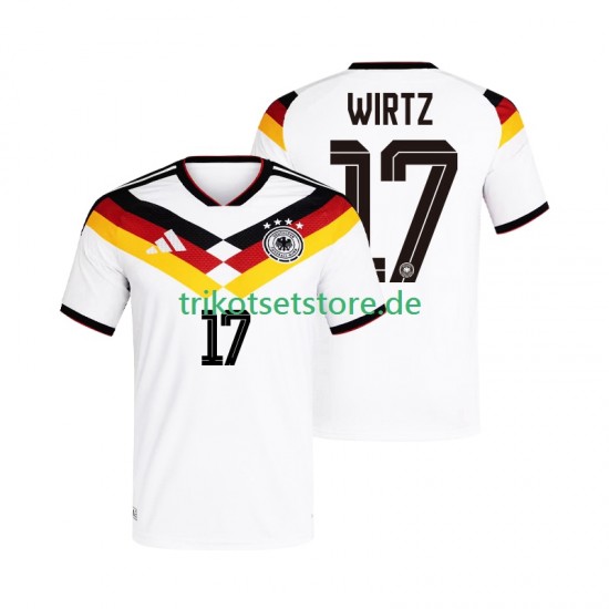 Deutschland Florian Wirtz 17 World Cup 2026 Herren Trikot Heim Kurzarm