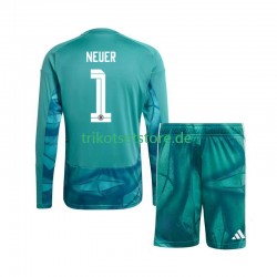 Deutschland Torwart Manuel Neuer 1 World Cup 2026 Kinder Trikotset Heim Langarm