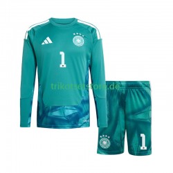 Deutschland Torwart Manuel Neuer 1 World Cup 2026 Kinder Trikotset Heim Langarm