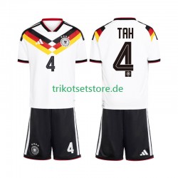 Deutschland Jonathan Tah 4 World Cup 2026 Kinder Trikotset Heim Kurzarm
