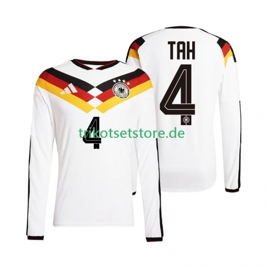 Deutschland Jonathan Tah 4 World Cup 2026 Herren Trikot Heim Langarm