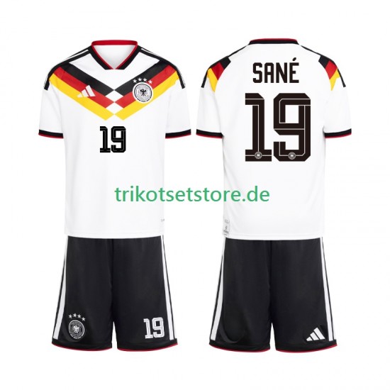 Deutschland Leroy Sane 19 World Cup 2026 Kinder Trikotset Heim Kurzarm