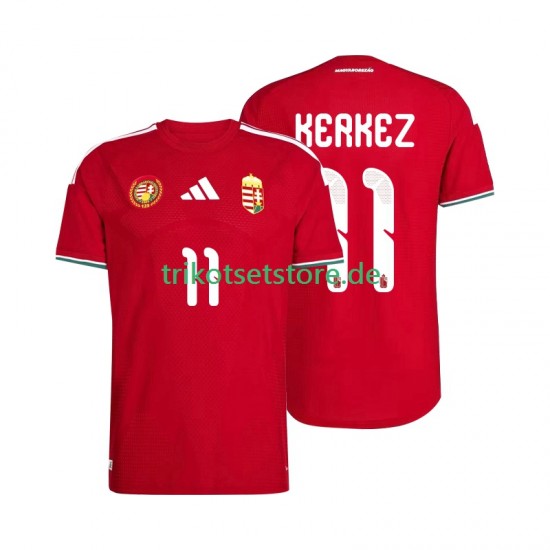 Ungarn Kerkez 11 World Cup 2026 Herren Trikot Heim Kurzarm