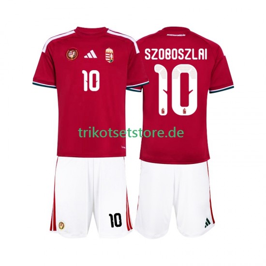 Ungarn Szoboszlai 10 World Cup 2026 Kinder Trikotset Heim Kurzarm