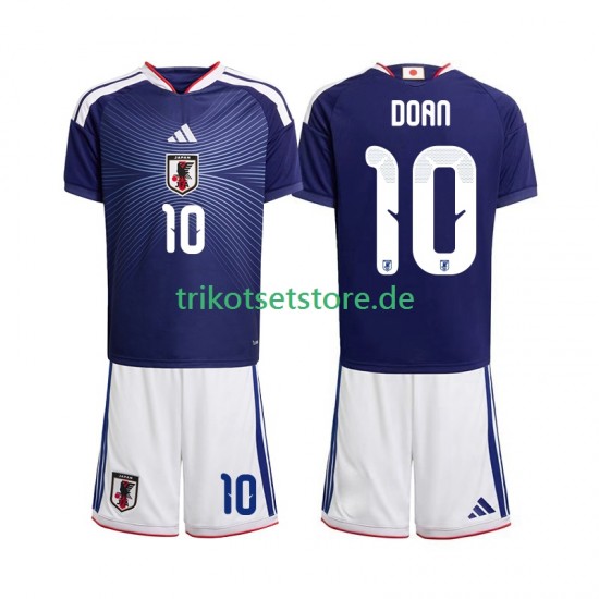 Japan Ritsu Doan 10 World Cup 2026 Kinder Trikotset Heim Kurzarm